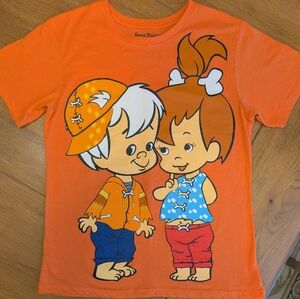 Pebbles And Bam Bam Character T-shirt